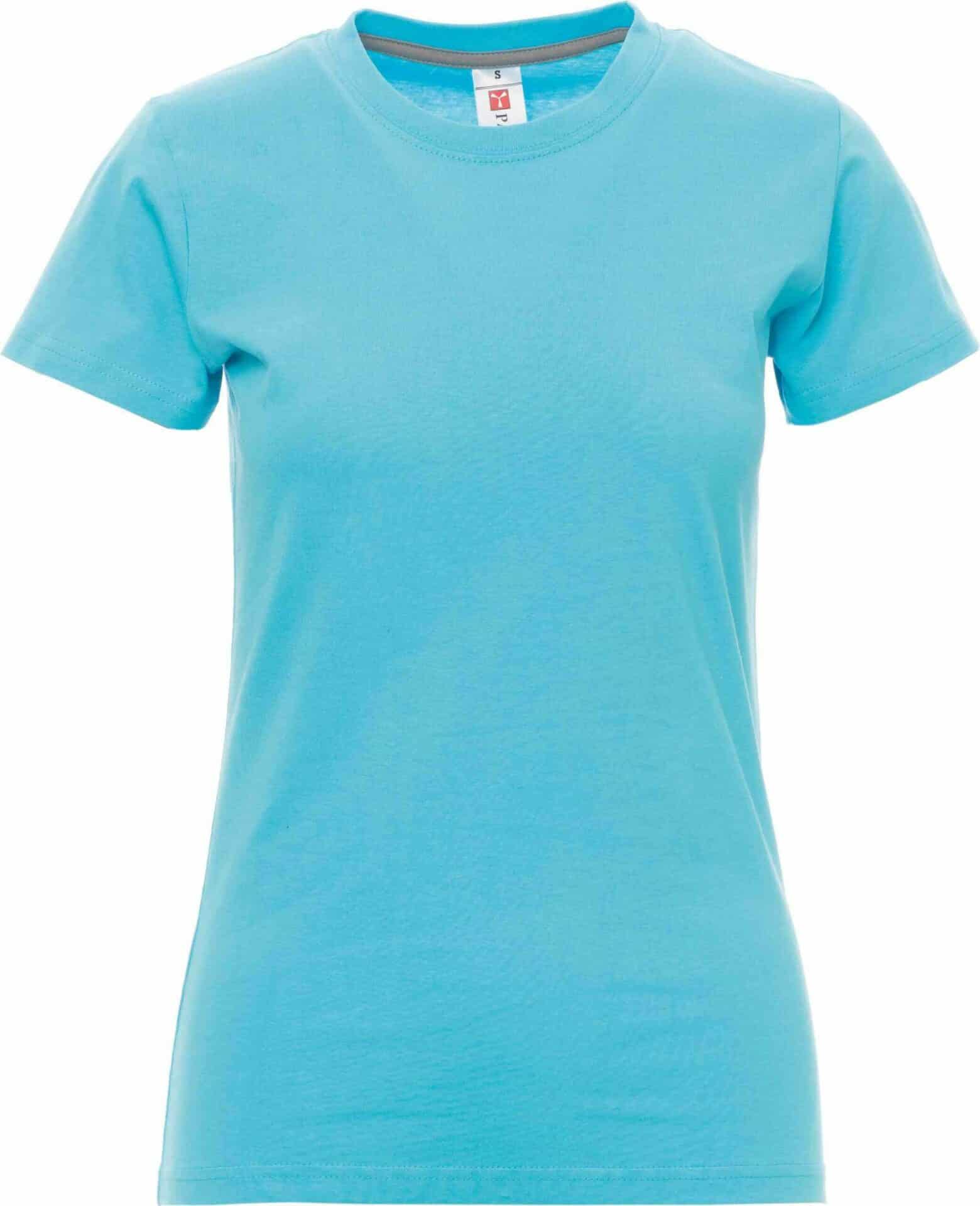 T-shirt Sunrise Lady Payper vue de face bleu ciel