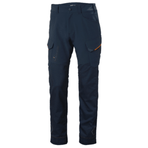 Pantalon de travail Chelsea Evolution BRZ Cargo Helly Hansen vue de face bleu marine