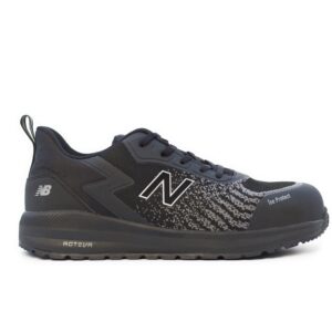 Chaussures de sécurité sans métal S1P SRC Speedware New Balance noires vue de droite