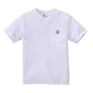 T-shirt de travail manches courtes poche Carhartt blanc