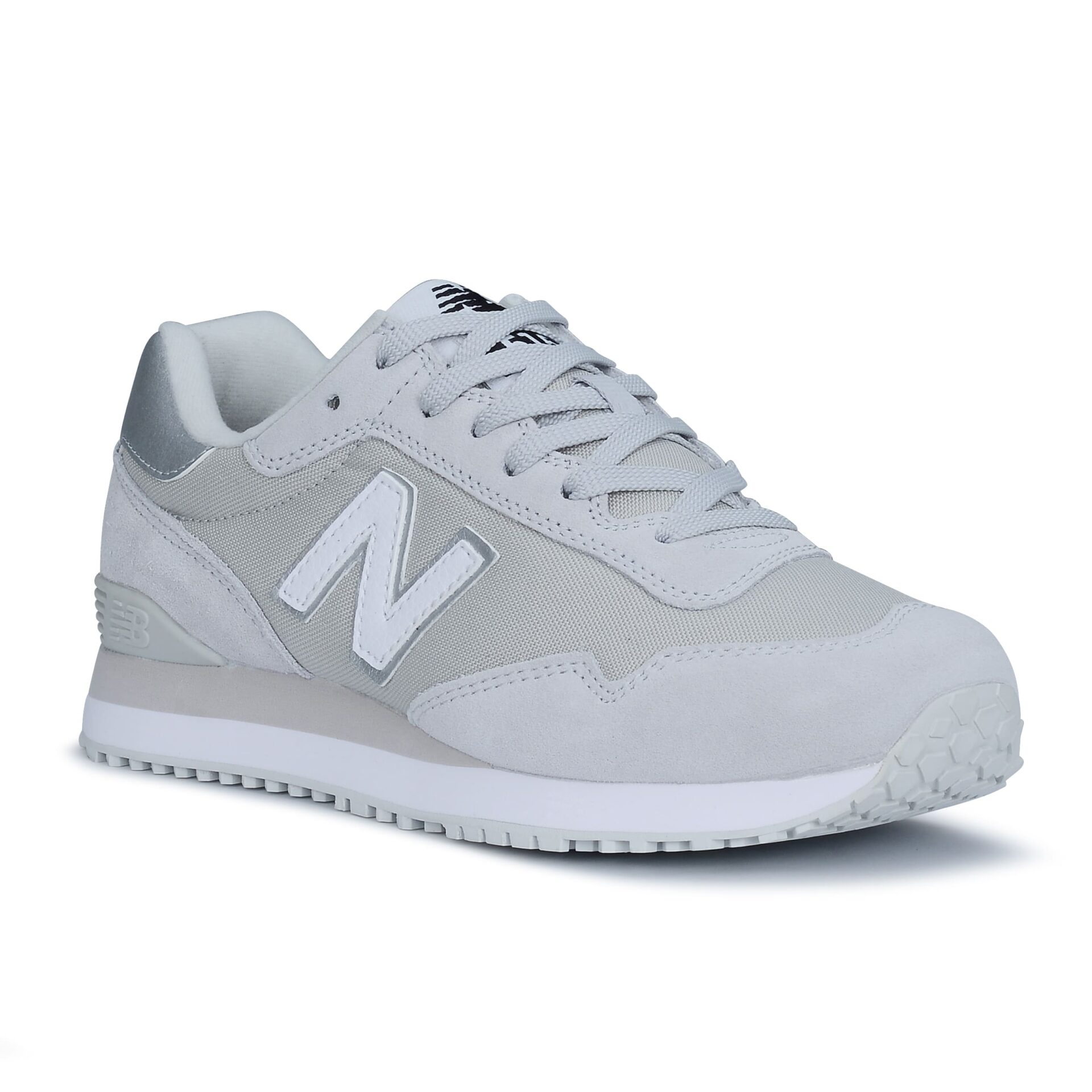 Chaussures de travail femme 515 SR OB New Balance gris vue de 3:4 face
