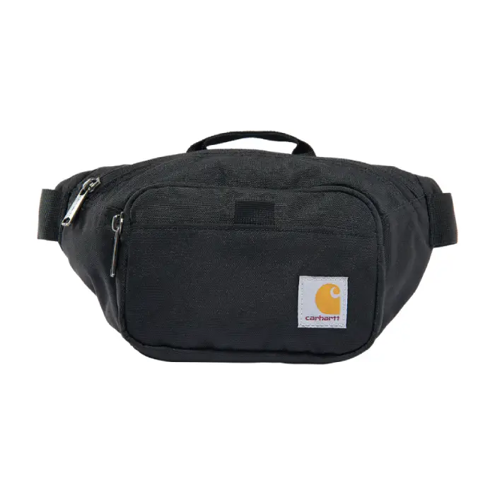 Sac banane de travail Carhartt noir vue de face