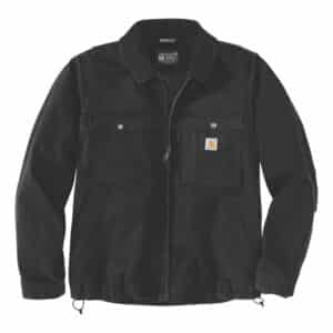Veste de Travail à Carhartt Montana Duck - Coupe classe noir vue de face