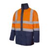 BLEU MARINE / ORANGE FLUO