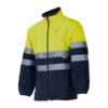BLEU MARINE / JAUNE FLUO