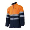 BLEU MARINE / ORANGE FLUO