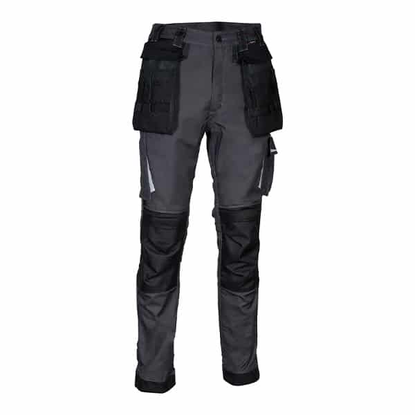 Pantalon de travail Gondomar Cofra bleu vue de face gris