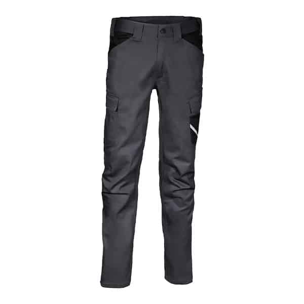 Pantalon de travail Vidago vue de face gris noir