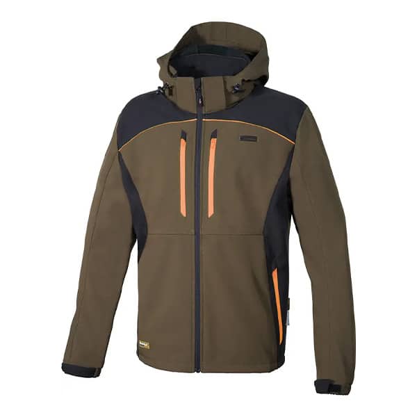 Softshell de travail Klarbo Cofra vue de face Noir Rose