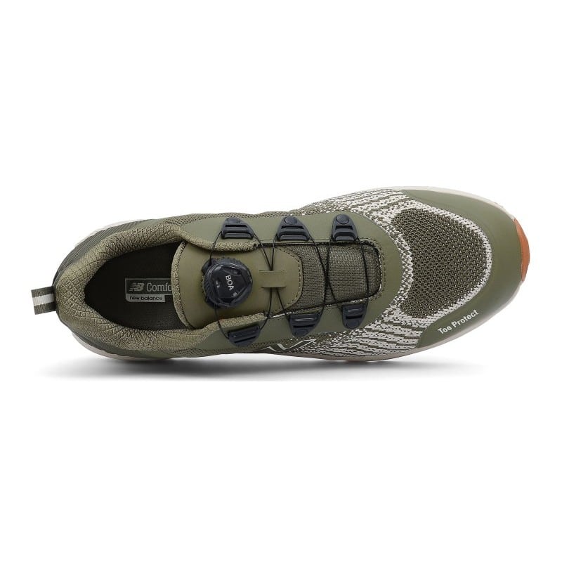 Chaussures sécurité Speedware BOA New Balance khaki vue de dessus