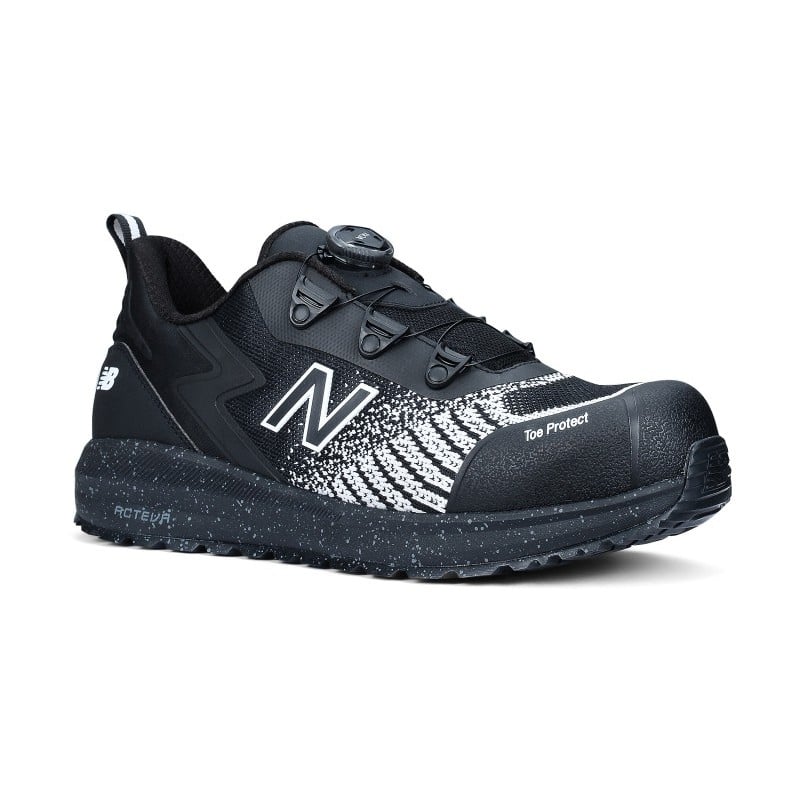 Chaussures sécurité Speedware BOA New Balance noir vue cote droit trois quarts