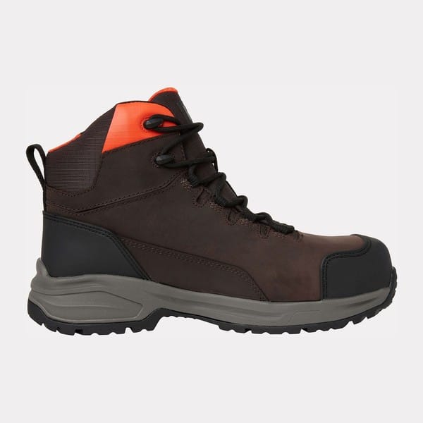 Bottes de sécurité mi-montantes Manchester LTR S7S HT Helly Hansen Vue de côté Marron clair