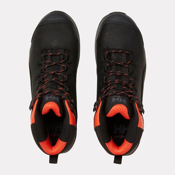 Bottes de sécurité mi-montantes Manchester LTR S7S HT Helly Hansen Vue de dessus Noir