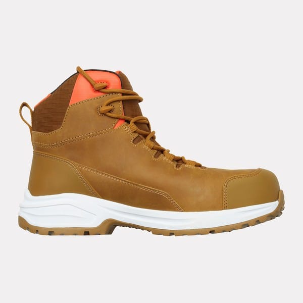 Bottes de sécurité mi-montantes Manchester LTR S7S HT Helly Hansen Vue intérieure Marron clair