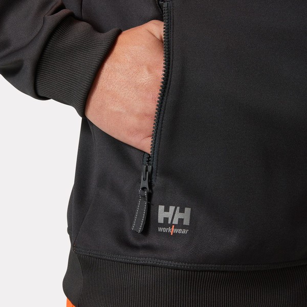 Sweat à capuche zippé haute visibilité Addvis Classe 1 Helly Hansen – Image 9