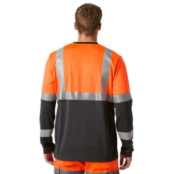 T-shirt à manches longues de travail haute visibilité Addvis Classe 1 Helly Hansen – Image 6