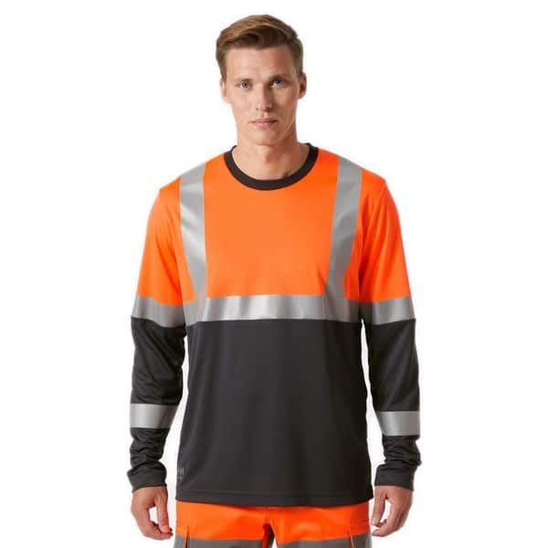 T-shirt à manches longues de travail haute visibilité Addvis Classe 1 Helly Hansen – Image 12