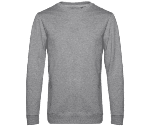 Sweat col rond homme Set in B&C vue de face gris