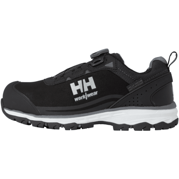 Basket de sécurité basses Luna 2 BOA S3 HT Helly Hansen vue de coté noir