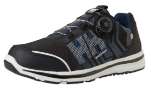 Baskets de sécurité basses Oslo BOA O1 Helly Hansen vue de coté noir et bleu