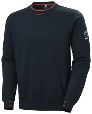 Sweat col rond Kensington Helly Hansen vu de face bleu