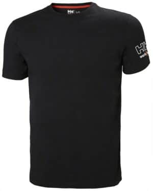 T-shirt de travail Kensington Helly Hansen vu de face noir