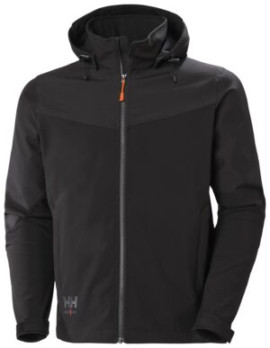 Softshell Oxford Helly Hansen vue face noir