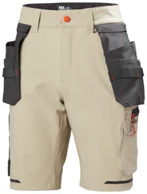 Short de travail Kensington Construction Helly Hansen vue de face beigee