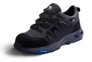 Chaussures de sécurité basses Addict S3 Gaston Mille vue de coté noir