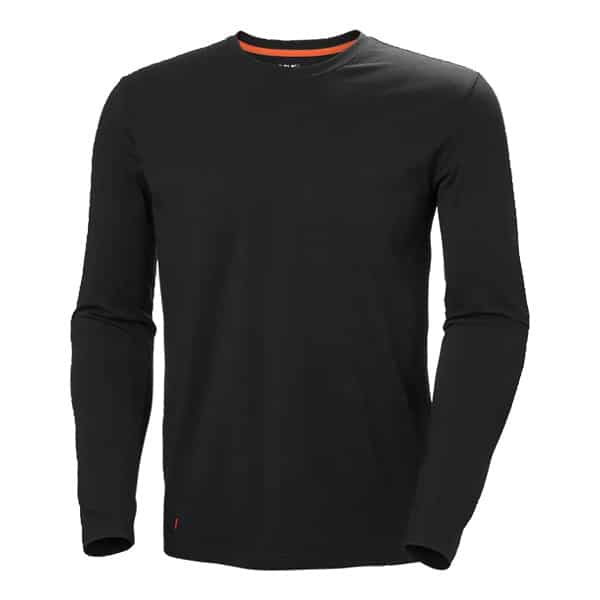 T-shirt manches longues Kensington Helly Hansen vue de face noir