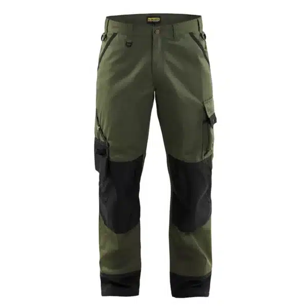 Pantalon de travail Paysagiste Blaklader vert : noir vue de dos