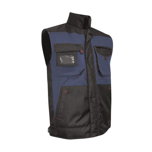Gilet de travail sans manches Bodywarmer Meche LMA vue de face