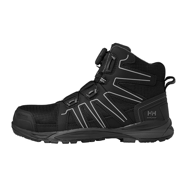 Chaussures de sécurité montantes Manchester BOA S3S Helly Hansen vue cote gauche