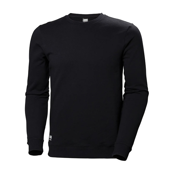 Sweat de travail Classic 2.0 Helly Hansen vue de face noir