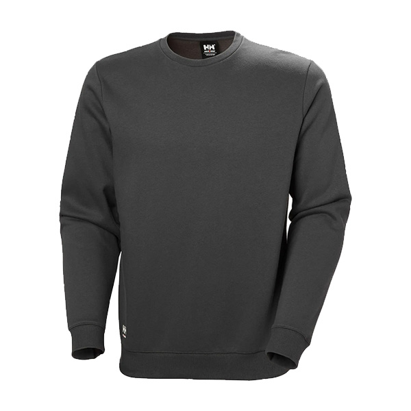 Sweatshirt de travail Classic Helly Hansen vue de face gris fonce