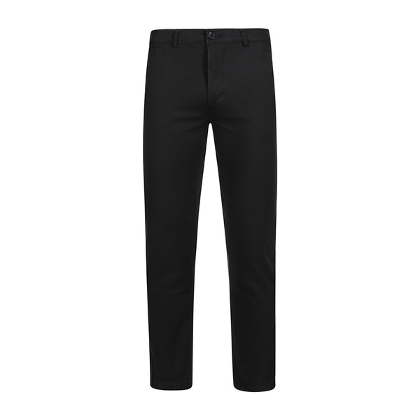 Pantalon de travail chino stretch Velilla noir vue de face
