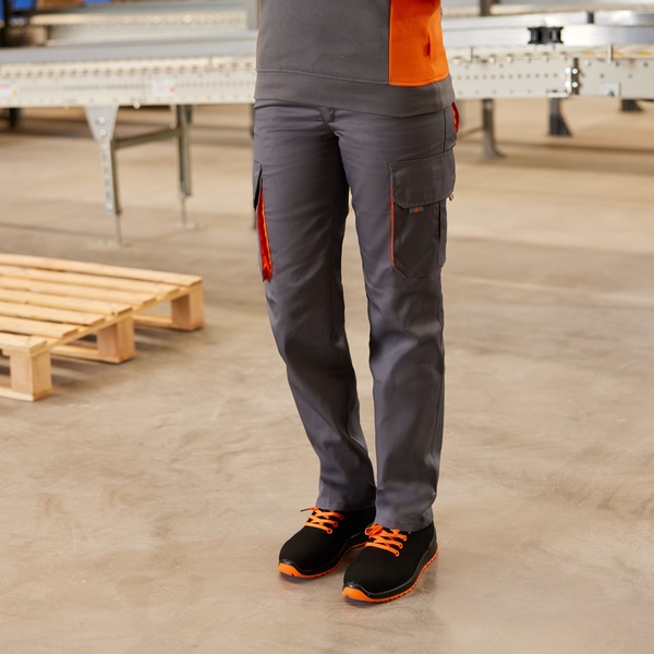 Pantalon de travail multipoches bicolore V3004 Velilla vue portee 1
