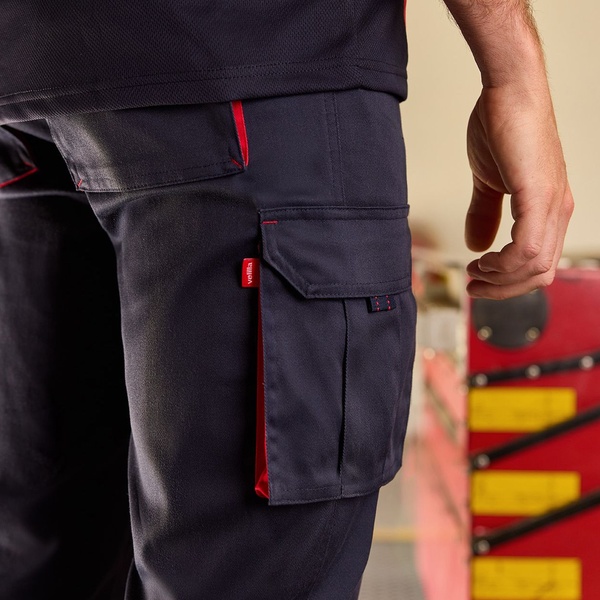 Pantalon de travail multipoches bicolore Velilla vue portee 2