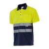 BLEU MARINE / JAUNE FLUO