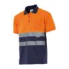 BLEU MARINE / ORANGE FLUO