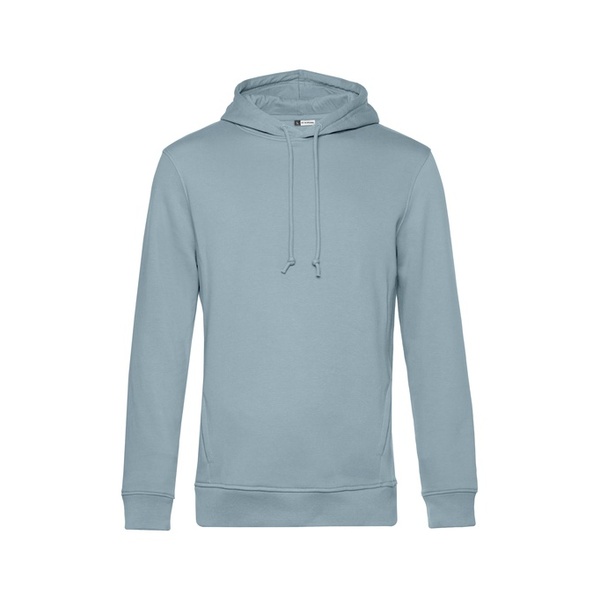 Sweat à capuche écoresponsable Inspire Hooded B&C bleu clair vue de face