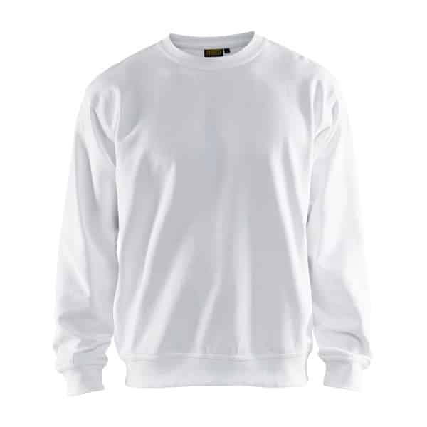Sweat de travail Blaklader Blanc Vue de face