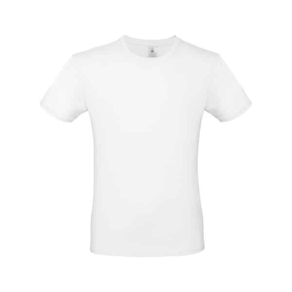 Tee-shirt de travail homme Sublimation B&C blanc vue de face
