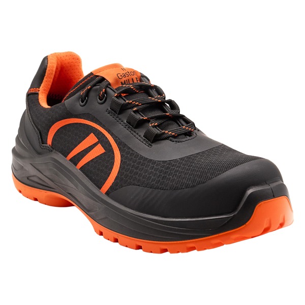 Chaussures de sécurité basses Mars Tech S3S Gaston Mille NOIR-ORANGE
