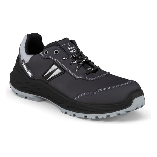 Chaussures de sécurité basses Sprint S3S Gaston Mille NOIR-GRIS