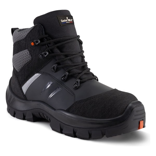 Chaussures de sécurité montantes Anticut S3L Gaston Mille NOIR