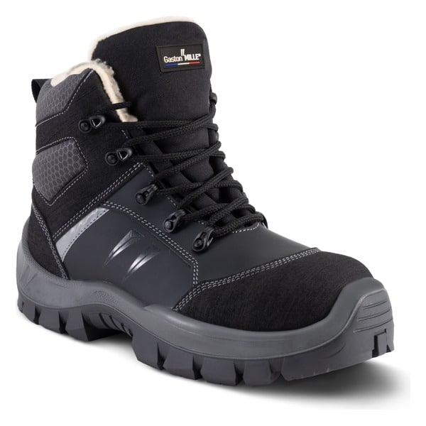 Chaussures de sécurité montantes Hot Pepper Fourrée S3L Gaston Mille NOIR