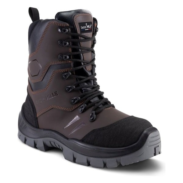 Chaussures de sécurité montantes Rangers MilleDry S7L Gaston Mille MARRON