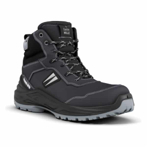 Chaussures de sécurité montantes Sprint Plus S3S Gaston Mille NOIR-GRIS