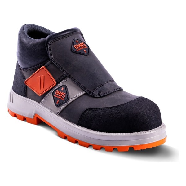 Chaussures de sécurité montantes Univulcain S3 Gaston Mille GRIS-ORANGE